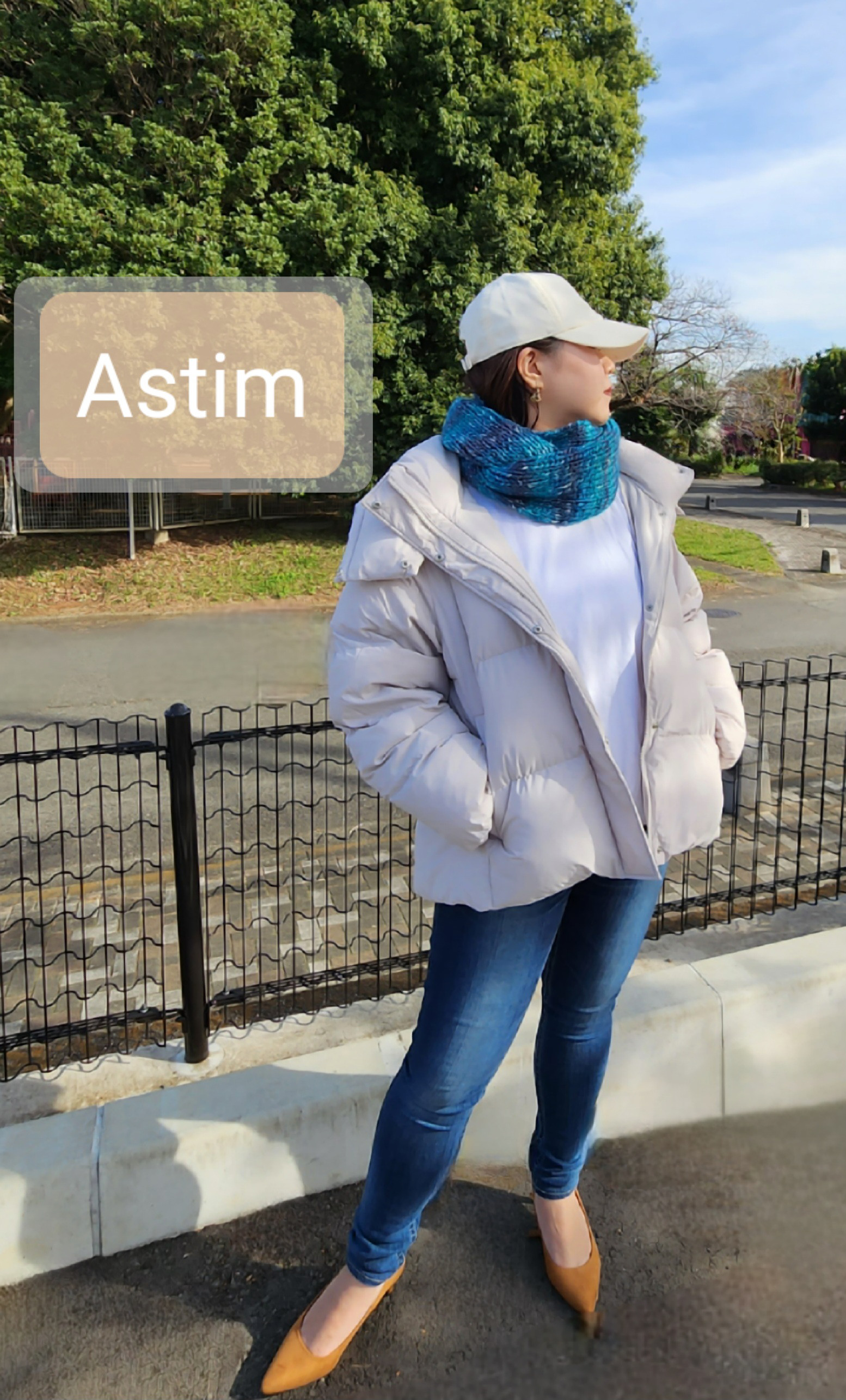 E78M【クリスマスギフト】冬空に映えるターコイズブルー系メランジ/柔かくあたたかいロングマフラー【送料無料】