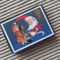 英國聖誕郵票胸針4337 第2張的照片