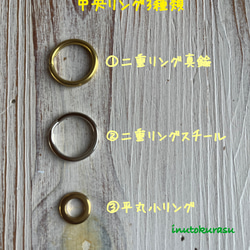 【3色編みタイプ】迷子札&ドッグチョーカー［各色共通オーダー用〕 6枚目の画像