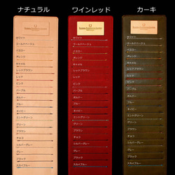 ほぼ全機種製作スマホケース牛革【栃木レザー】ネイビーのロールキャベツ SCT-06 6枚目の画像