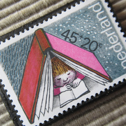 オランダ　切手ブローチ　4350 2枚目の画像