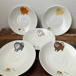 中国　乾隆年製　皿　プレート　5枚　パン皿　ケーキ皿　取皿 ブロウ 取皿 ケーキ皿 中皿 パン皿 日本製 取り皿 プレート 美濃