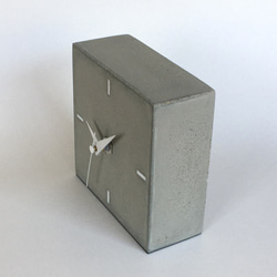 コンクリート置き時計A-type《送料無料》　-コンクリート/モルタル/セメント雑貨- 5枚目の画像