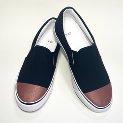 古銅懶人鞋（黑色）22.0cm~29.0cm 防水版。 第2張的照片