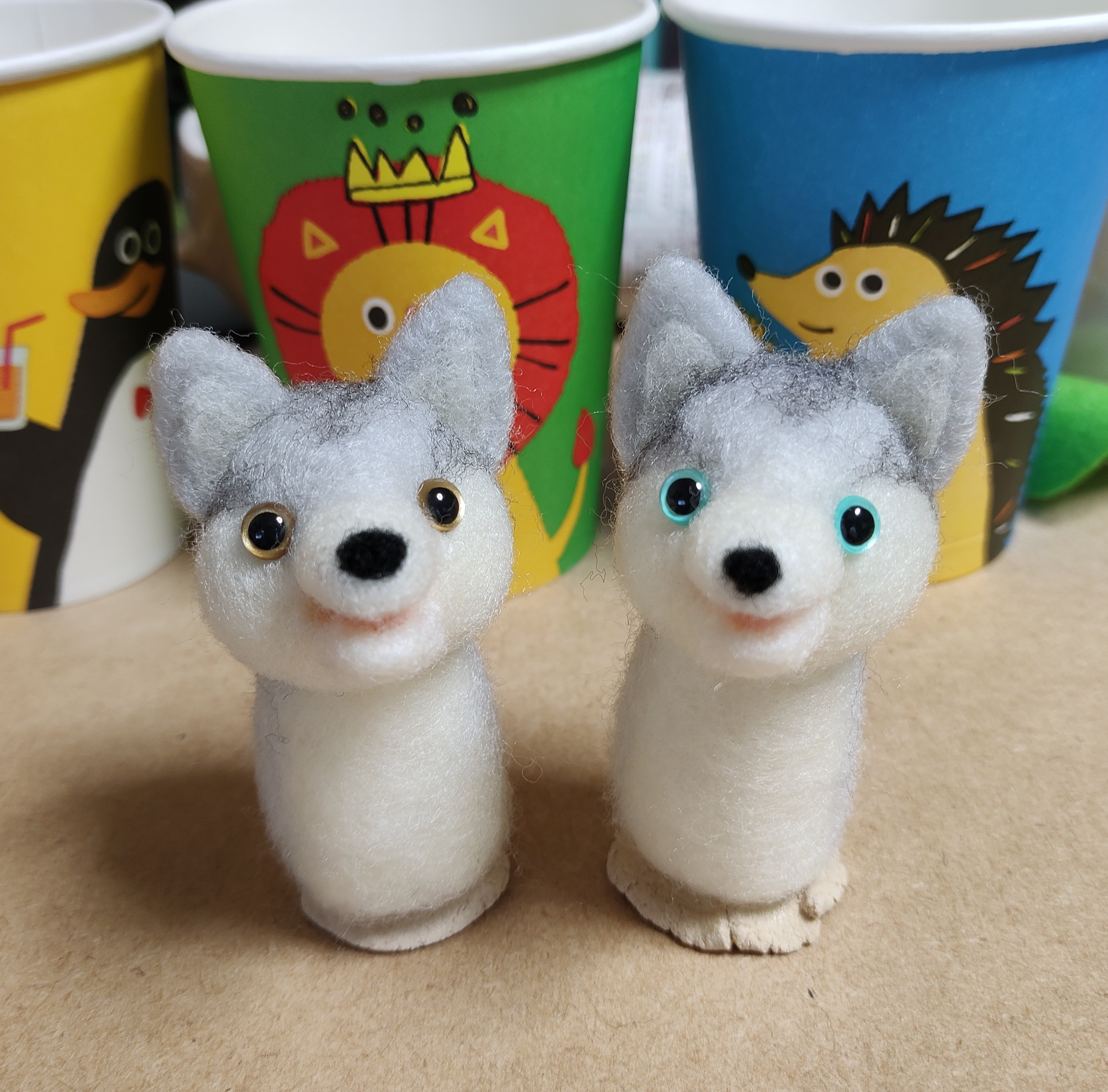 新作　指人形　羊毛フェルト 新シリーズ?!「指人形コレクション」 : YOSHiNOBU 羊毛フェルト