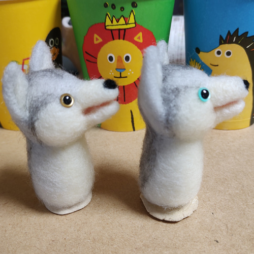 新作　指人形　羊毛フェルト 新シリーズ?!「指人形コレクション」 : YOSHiNOBU 羊毛フェルト