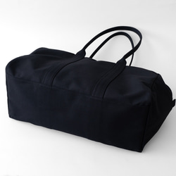 帆布のボストンバッグL ブラック 12枚目の画像