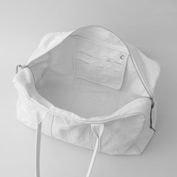 帆布のボストンバッグL ブラック 13枚目の画像