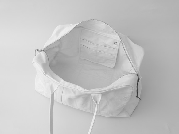 帆布のボストンバッグL ブラック 13枚目の画像