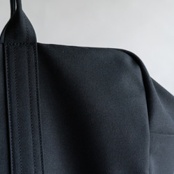 帆布のボストンバッグL ブラック 14枚目の画像