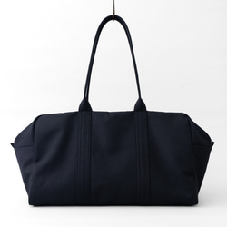 帆布のボストンバッグL ブラック 8枚目の画像