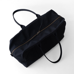 帆布のボストンバッグL ブラック 11枚目の画像