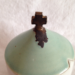 陶器キャンドルポットB 5枚目の画像