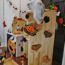 コーラルテラスキャットタワー　猫トイレカバー 10枚目の画像