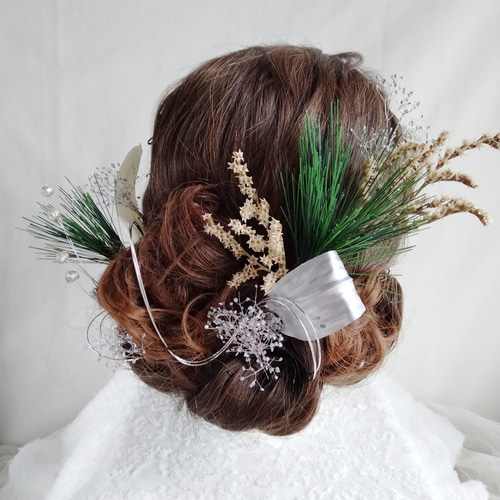 花嫁和装 花嫁ヘア 白無垢前撮り 白無垢ヘア シニヨンアレンジ  