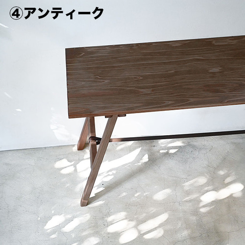 杉無垢材のナチュラル天板』の組み立て式ワークテーブル 組み立て簡単