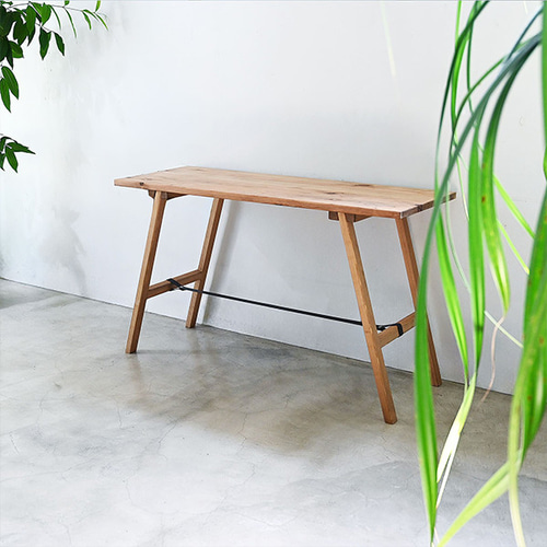 杉無垢材のナチュラル天板』の組み立て式ワークテーブル 組み立て簡単