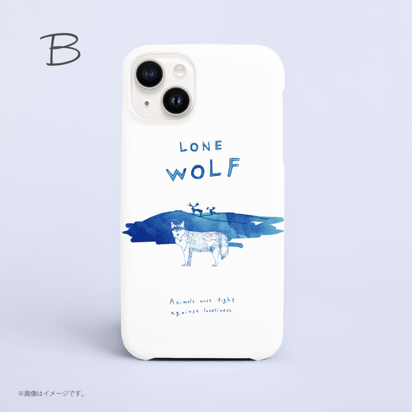 Originalスマホケース「LONE WOLF」 4枚目の画像