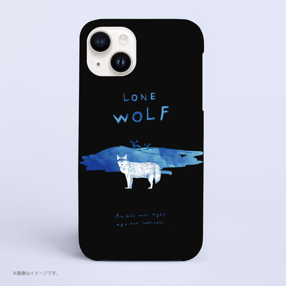 Originalスマホケース「LONE WOLF」 1枚目の画像