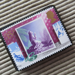 イギリス1988年　クリスマス切手ブローチ 4421 2枚目の画像
