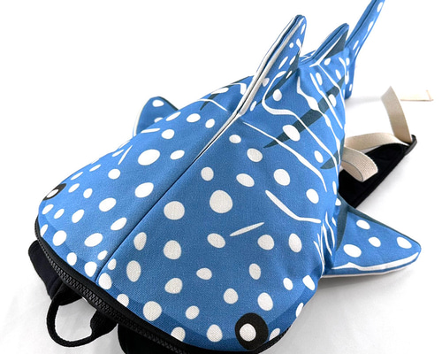 Design No.WS117b - ジンベエザメ・立体バッグ#L リュック