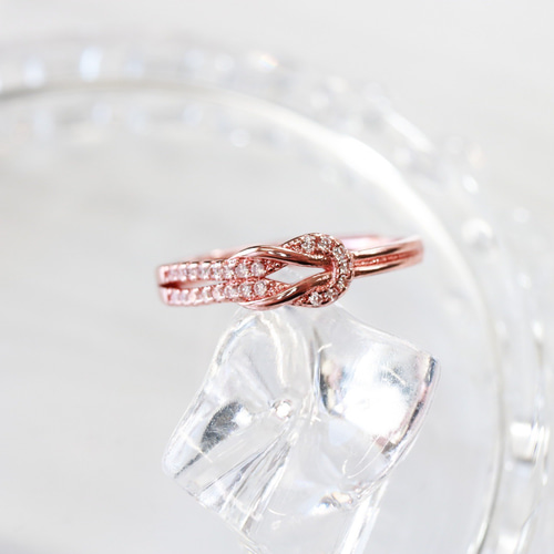 MR232】PG 幸福を呼び寄せる 良縁 結のオープンリング／金属アレルギー