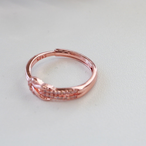 MR232】PG 幸福を呼び寄せる 良縁 結のオープンリング／金属アレルギー