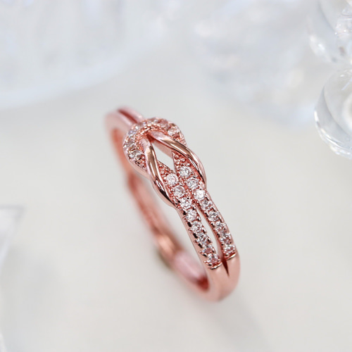 MR232】PG 幸福を呼び寄せる 良縁 結のオープンリング／金属アレルギー