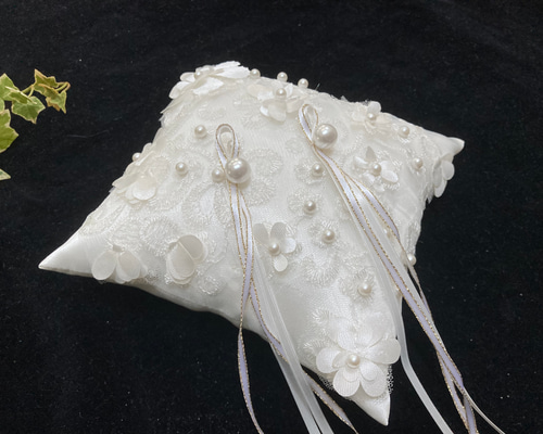 ♡大特価♡新品未使用♡パール付きリボンとピンクトパーズの豪華リング♡キラキラ♡ XSサイズあり【ANGEL R/エンジェルアール】ワンショル/ リボン