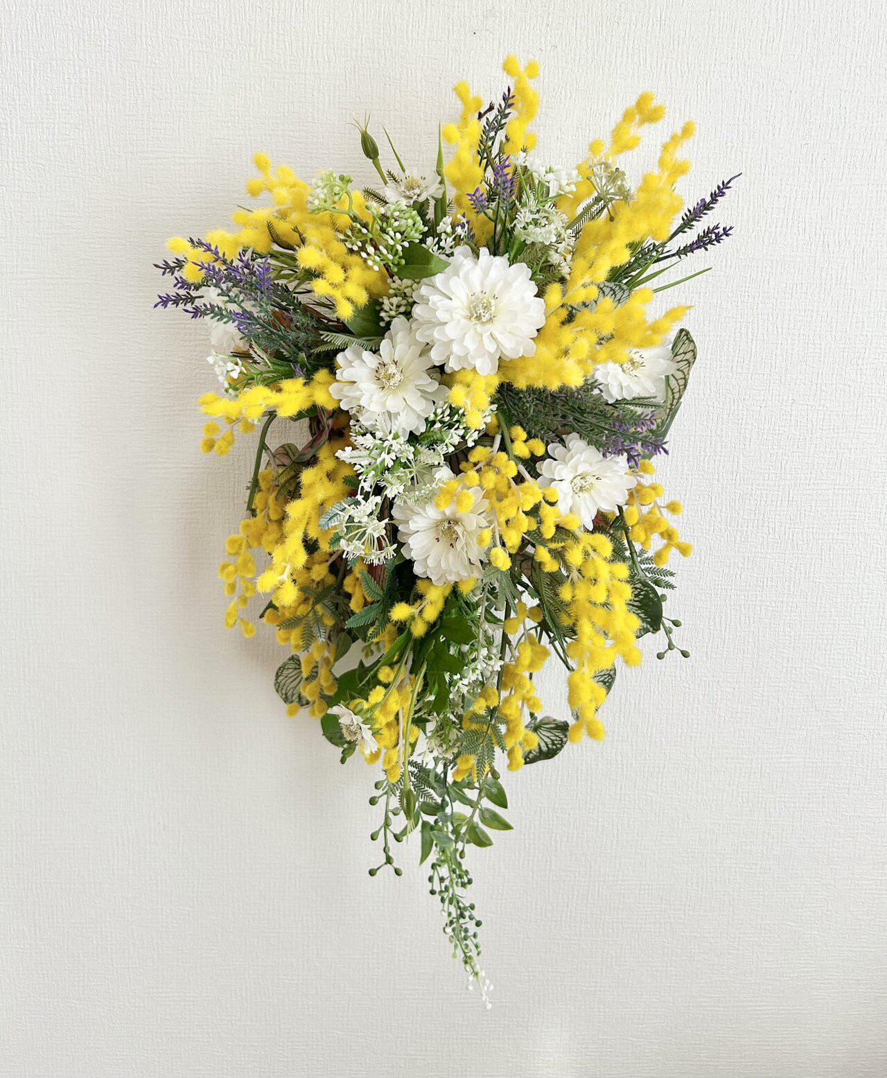 ミモザハンギングバスケット