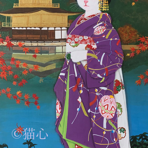 畠中光亭、【舞妓】、希少な画集画、新品高級額 額装付、状態良好