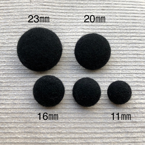 圧縮ウールくるみボタン ネイビー ボタン crimp 通販 6475834
