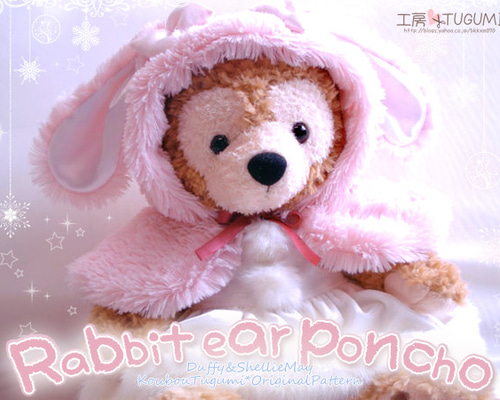 【ほぼ未使用】　夢展望 （ユメテンボウ）うさみみポンチョ ほぼ未使用】夢展望 （ユメテンボウ）うさみみポンチョ
