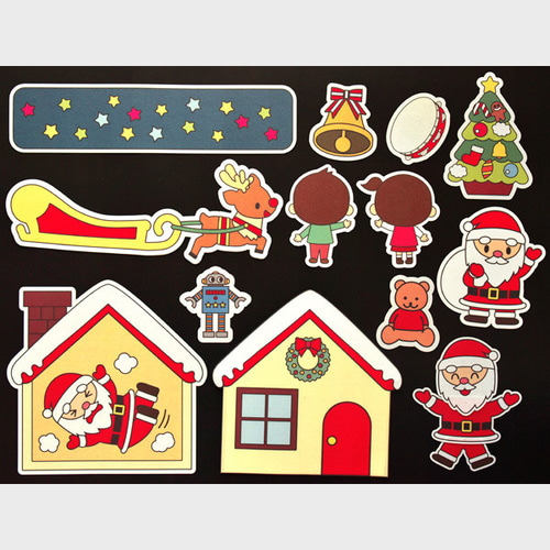 ☆壁面飾り工房 標準タイプ 「あわてんぼうのサンタクロース