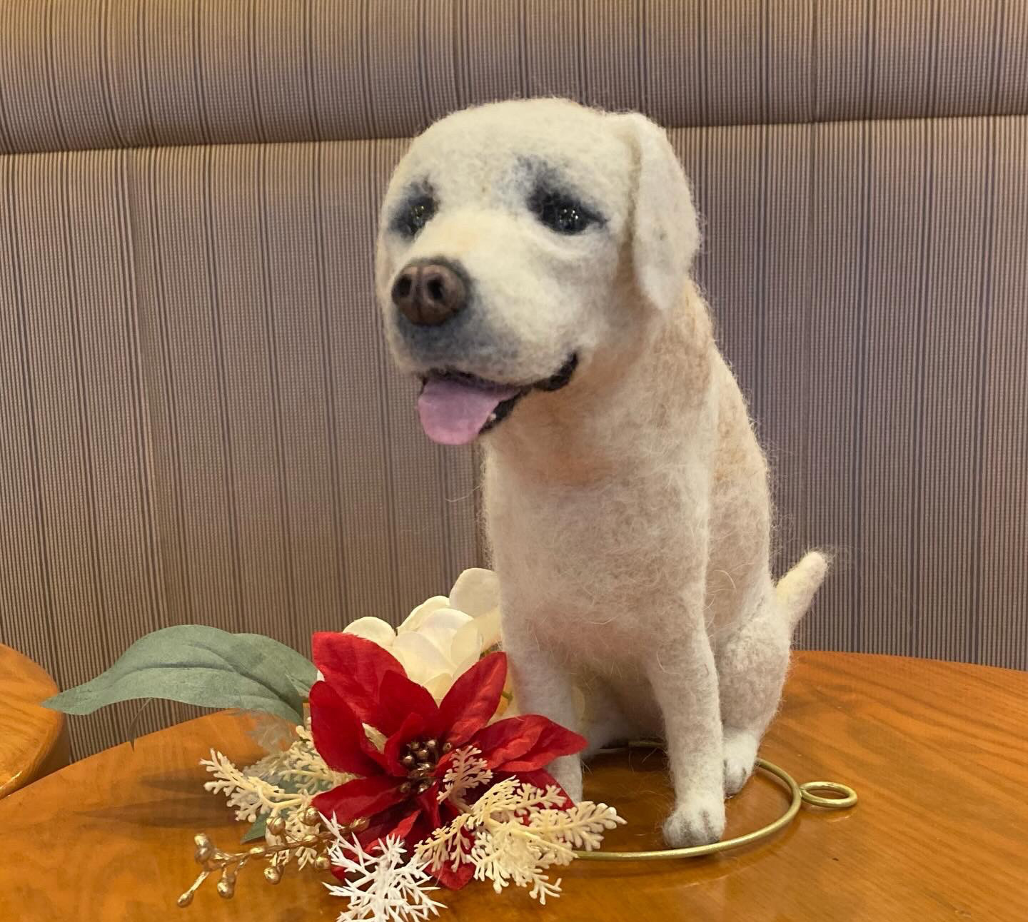 オーダー 羊毛フェルト 犬 ぬいぐるみ ペットロス うちの子 20cm