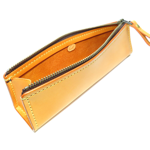 牛ヌメ革・ファスナーペンケース（手縫い） ペンケース craftleaf 通販