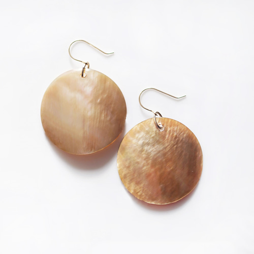 マザーオブパール サークルピアス ティファニー T マザーオブパール