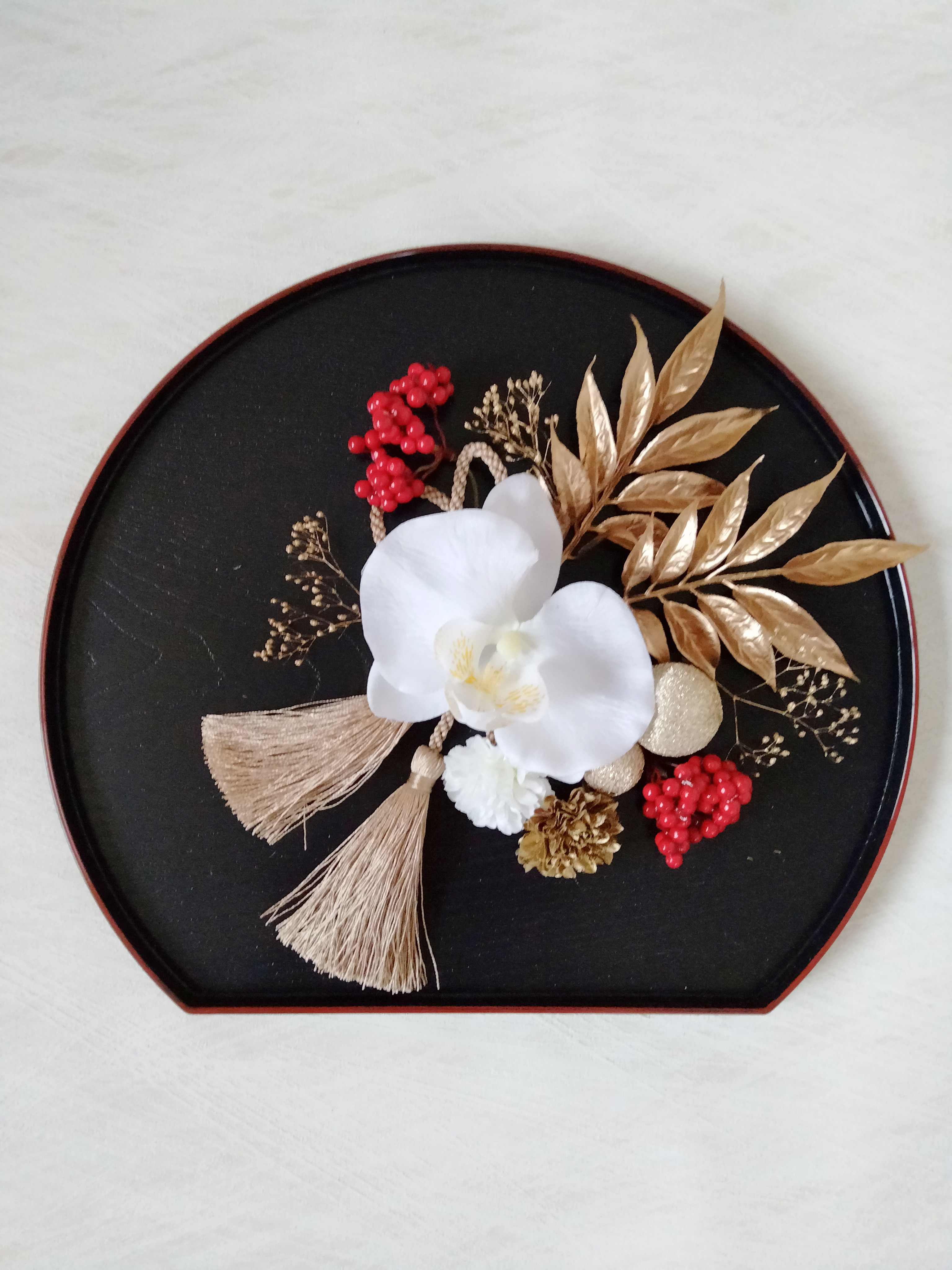 G6　胡蝶蘭　水引　タッセル　成人式髪飾り　和装髪飾り　結婚式髪飾り　成人式　卒業式　成人式前撮り　白無垢