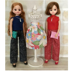 rose♡　22センチドール ハンドメイド服 rose♡ 22センチドール ハンドメイド服 rose♡様専用 22センチ