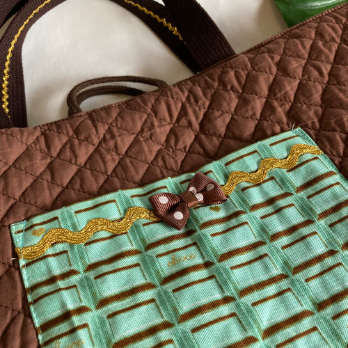 床につかない！！入園入学レッスンバッグ手提げ絵本袋リバーシブル70