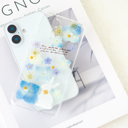 押し花ケース【ももさまオーダーのケース】 iPhoneケース