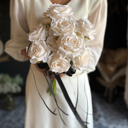 サーモンピンク×オレンジクラッチブーケ☆ブートニア その他オーダー