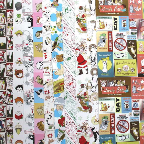 ☆SALE☆新・デザインペーパーセット「おまかせ20枚セット」（しっかりした光沢のあるペーパーです）　 14枚目の画像