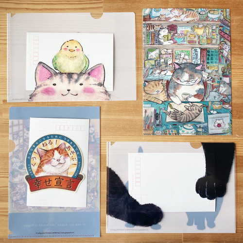 A5サイズ クリアファイル 黒猫お尻 その他雑貨 GoAya 通販 6625805