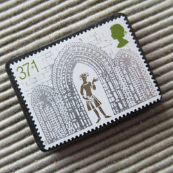 イギリス　クリスマス切手ブローチ 4501 2枚目の画像