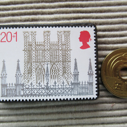 英國聖誕郵票胸針4502 第3張的照片