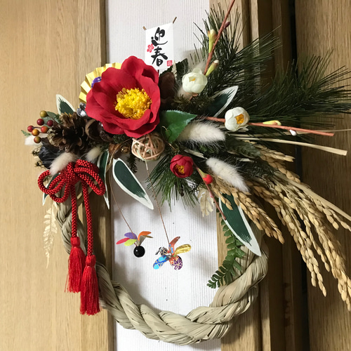 お正月しめ飾りリース261 再販x10》【日本伝統】和のお正月飾り しめ縄飾り2026（受注制作＊残す