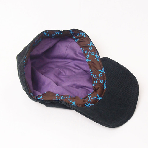 RRL 黒と紫のコーデュロイキャップ RRL 黒と紫のコーデュロイキャップ