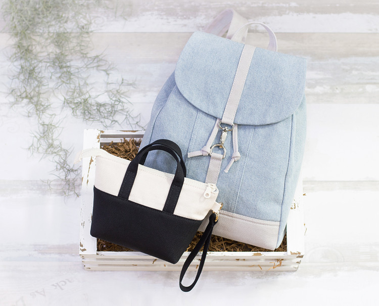 Creema福袋 バックパック（Sサイズ）+ミニトート ポーチ（Lサイズ）