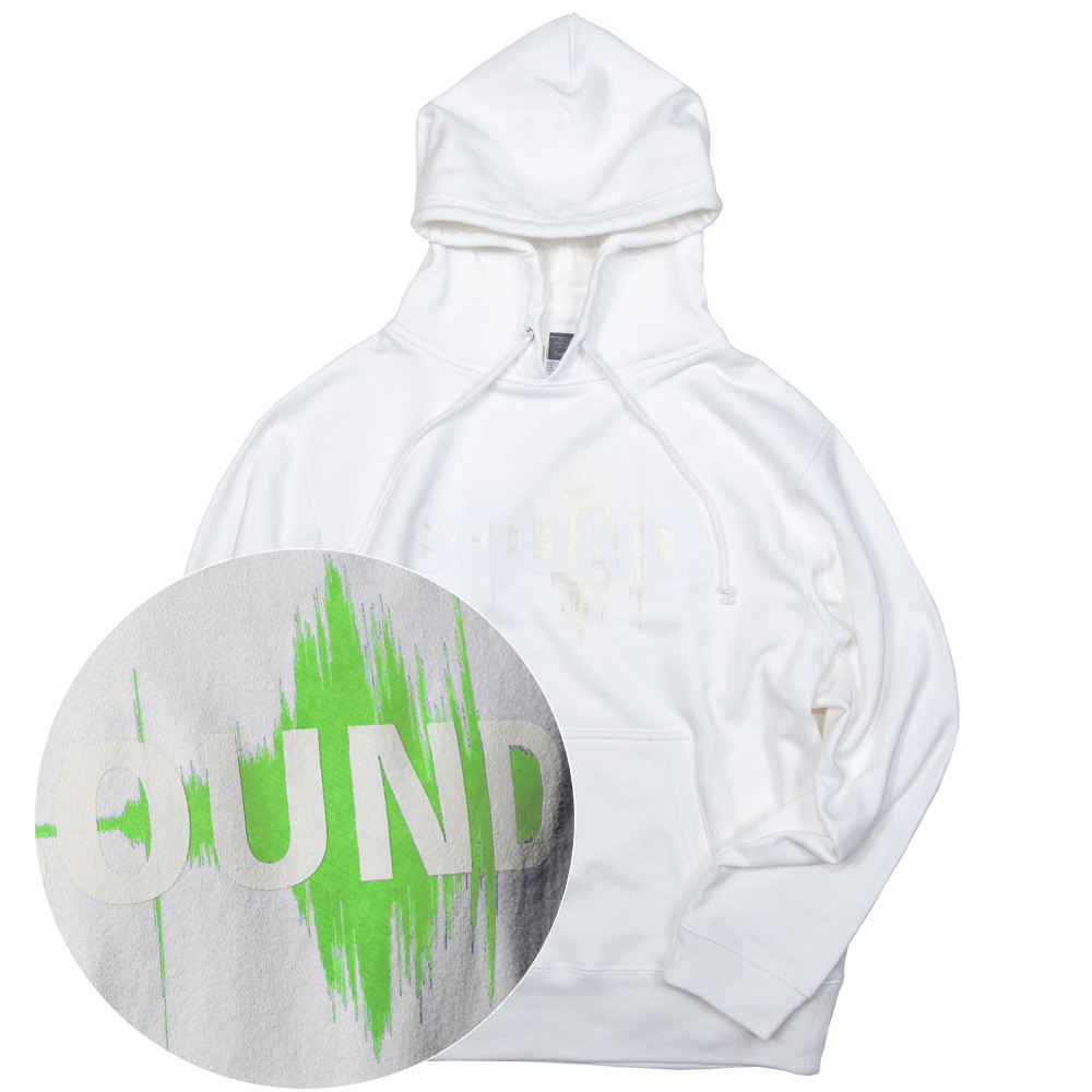 音楽 SOUND パーカー 蓄光インク、やや暗い室内でも光を!　ユニセックスS〜XXLサイズ　Tcollector 4,871円